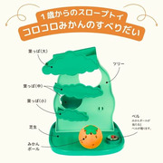 【アウトレット】【数量限定】1 歳からのスロープトイ　コロコロみかんのすべりだい